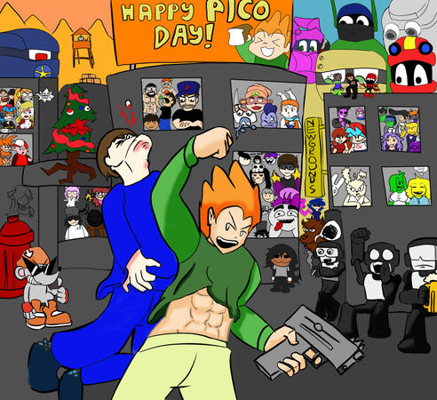 pico day on newgrounds